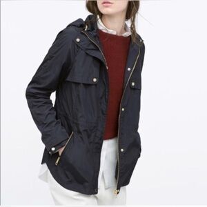 Zara Basic hooded raincoat Jacket